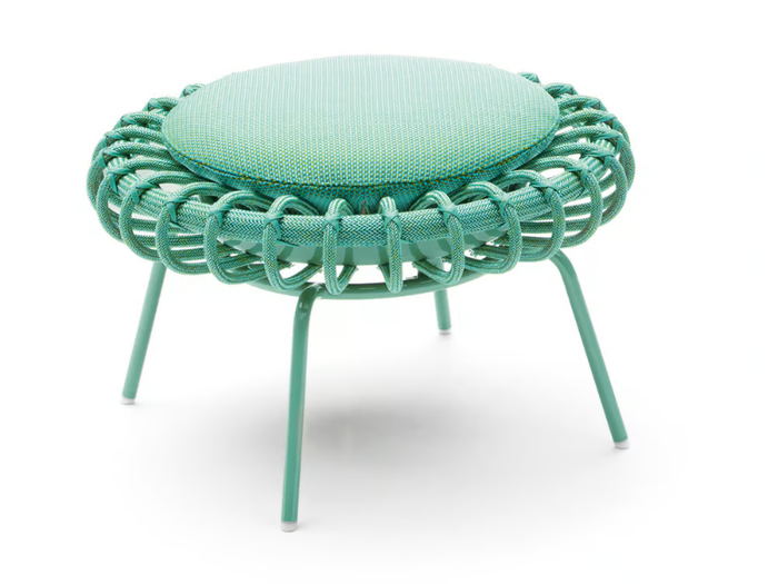 GIUNCO - Synthetic fibre garden pouf _ Paola Lenti